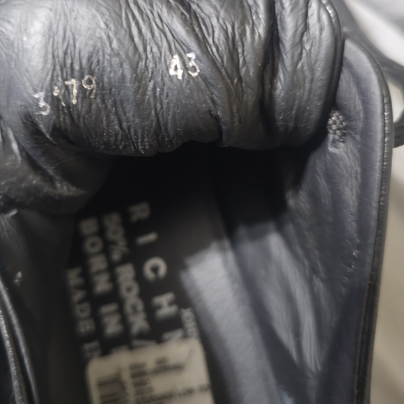 John Richmond Studded Chunky Leather Sneakers Size 10 US, EU 43 Men's NWOT - Picture 13 of 13